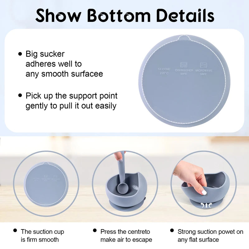 Super Stuck Bowl and Spoon Duo