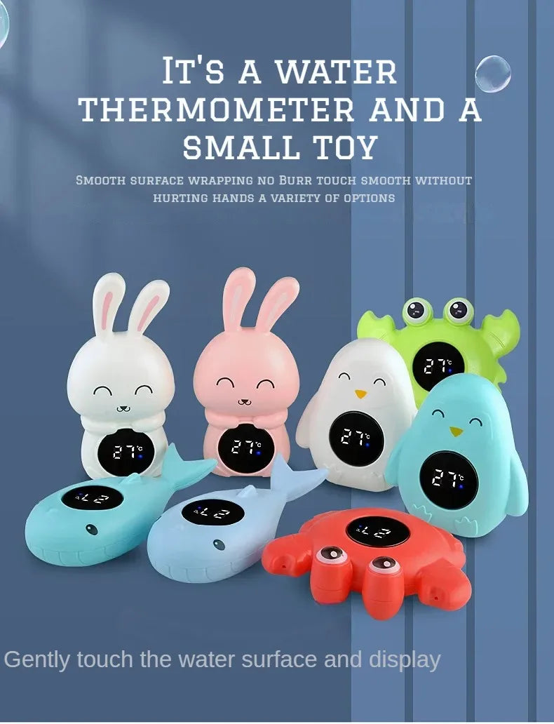 Baby Bath Temperature Meter Floating Digital Water Baby Bath Temperature Meter LED Display Temperature Tester Safety Cartoon